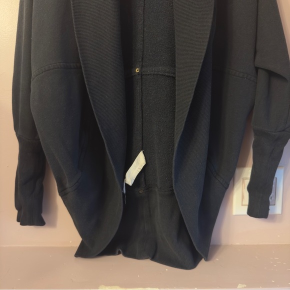 Aritzia Wilfred Open front Cardigan Black Women Size S - Picture 3 of 8